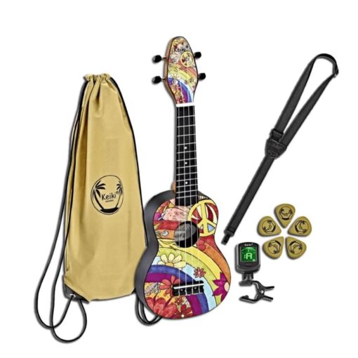Ortega Keiki K2-68 Peace 68 Ukelele Set