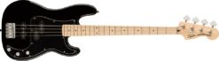 Squier Affinity Series™ Precision Bass® PJ, Maple Fingerboard, Black Pickguard, Black
