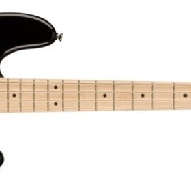 Squier Affinity Series™ Precision Bass® PJ, Maple Fingerboard, Black Pickguard, Black