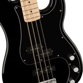 Squier Affinity Series™ Precision Bass® PJ, Maple Fingerboard, Black Pickguard, Black
