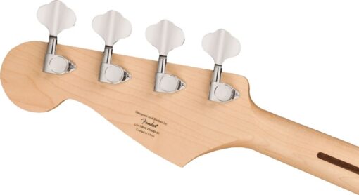 Squier Bronco Bass, Maple Fingerboard, White Pickguard, Tahitian Coral