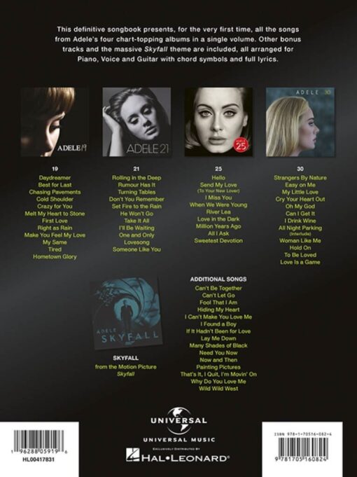 Adele: The Complete Collection (PVG)