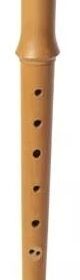Aura Sopraan Blokfluit BS3B; Barok Boring, hout ongelakt