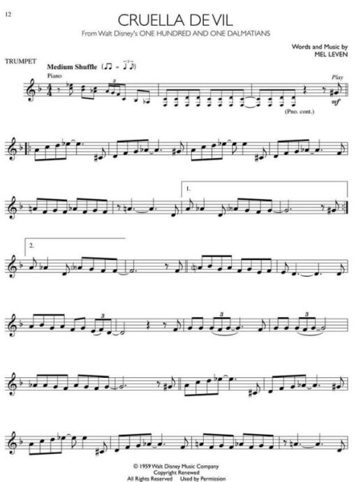 Disney Movie Hits - Trumpet