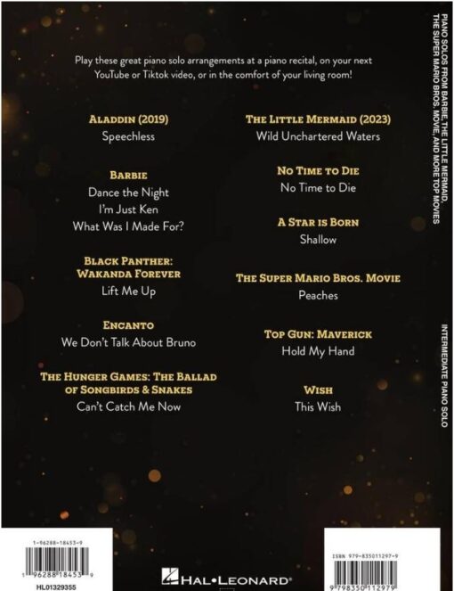 Piano Solos from Top Movies