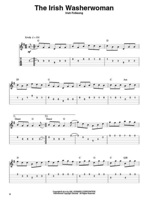 Guitar Play-Along Volume 137; Irish Tunes