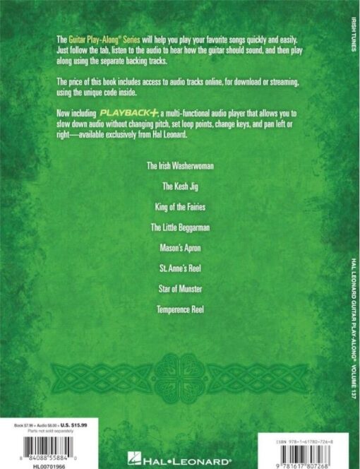 Guitar Play-Along Volume 137; Irish Tunes