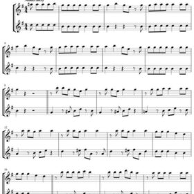 Hit Songs for Two Alto Saxophones