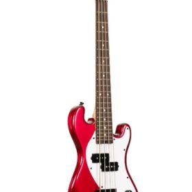 Kala Solid Body 4-String Candy Apple Red Fretted U•BASS®