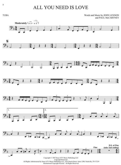 First 50 Songs You Should Play on Tuba