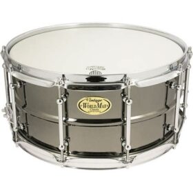 WorldMax BK-6514SH Black Dawg Brass Black Nickel Snaredrum