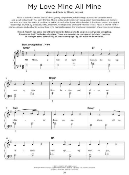 Really Easy Piano: Chart Hits 2023-2024
