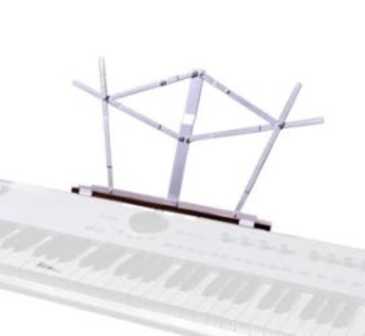 FunKey B100 Pianobank - Hoogwaardige keyboardkruk - Zwarte zitting van kunstleer - Afmetingen zitting: 44 x 30 cm - Met stabiele metalen poten - Zithoogte 50 cm - Kleur: mat zwart