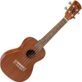 Laka Sapele Series Concert Ukulele & Bag Natural