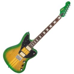 Vintage Revo Series Integra Green Yellow Burst