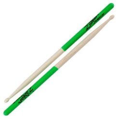 Zildjian 5B Maple Sticks Green Dip