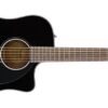 Fender CD-60SCE Dreadnought, Walnut Fingerboard, Black