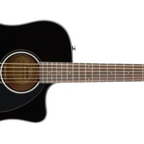 Fender CD-60SCE Dreadnought, Walnut Fingerboard, Black