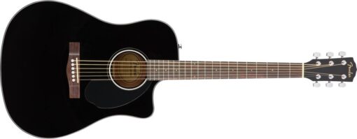 Fender CD-60SCE Dreadnought, Walnut Fingerboard, Black