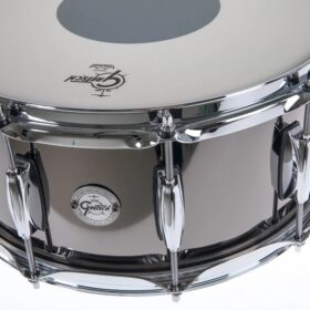 Gretsch Full Range Black Nickel over Steel Snaredrum