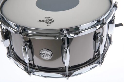 Gretsch Full Range Black Nickel over Steel Snaredrum