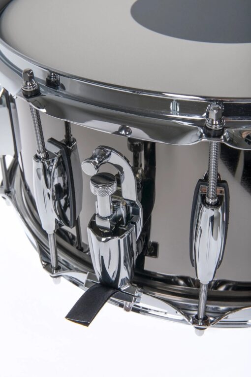 Gretsch Full Range Black Nickel over Steel Snaredrum