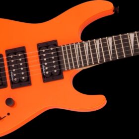 Jackson JS Series Dinky Minion JS1X, Amaranth Fingerboard, Safety Orange