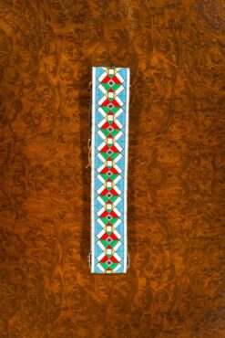 Holy Cow Retro Look Staind Glass Blue