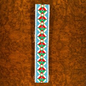 Holy Cow Retro Look Staind Glass Blue