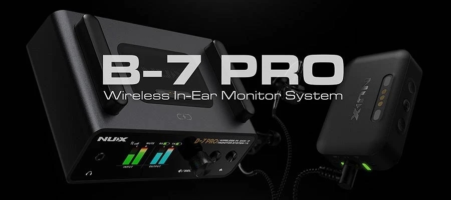 Nux B-7 PRO Wirelss in-ear monitor systeem