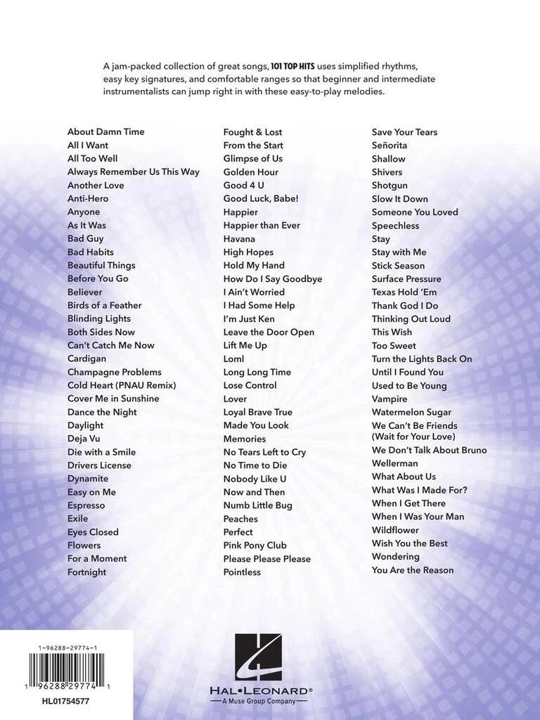 101 Top Hits Klarinet