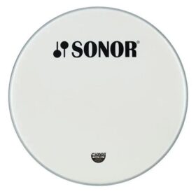 Sonor 20" Logo Bass Drum Head Coated White