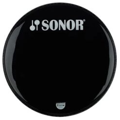 Sonor 22" Logo Bass Drum Head Black