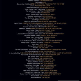 First 50 Movie Themes