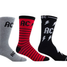 Perri's AC/DC Giftbox 3 paar sokken