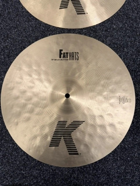 Zildjian K Fat Hats 15" hihats Gebruikt