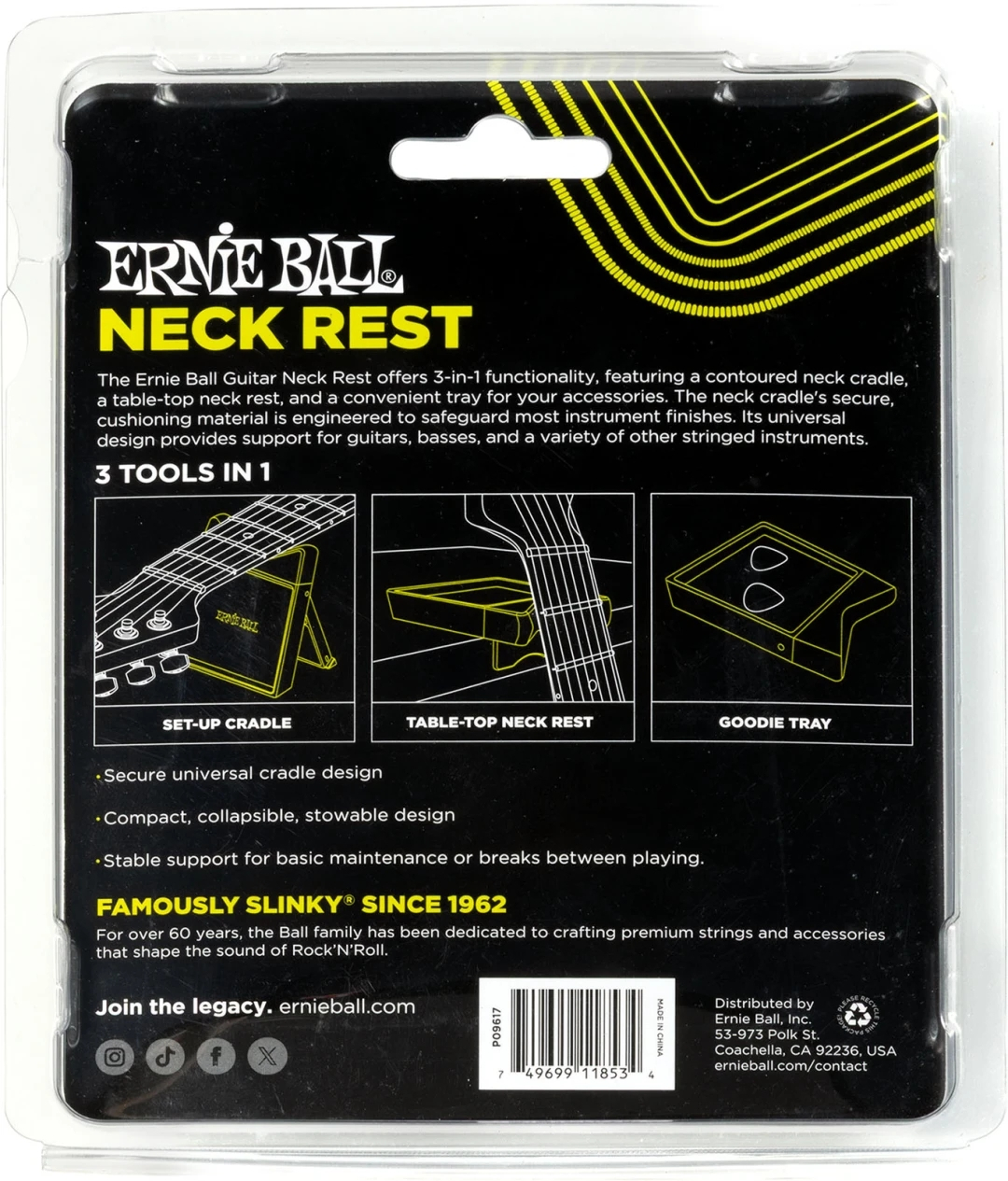 Ernie Ball 3 In 1 Neck Rest